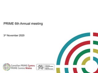 PRIME 6th Annual meeting
3rd November 2020
 