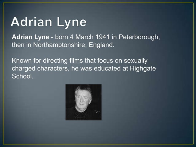 Adrian lyne | PPT