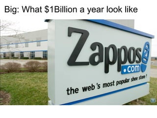 Big: What $1Billion a year look like
 