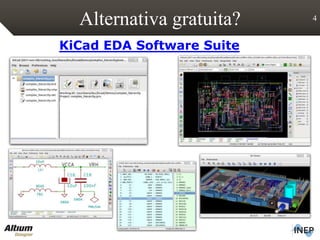 Alternativa gratuita? 4
KiCad EDA Software Suite
 