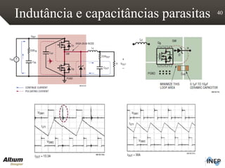 Indutância e capacitâncias parasitas 40
 