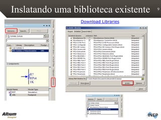 Inslatando uma biblioteca existente 9
Download Libraries
 