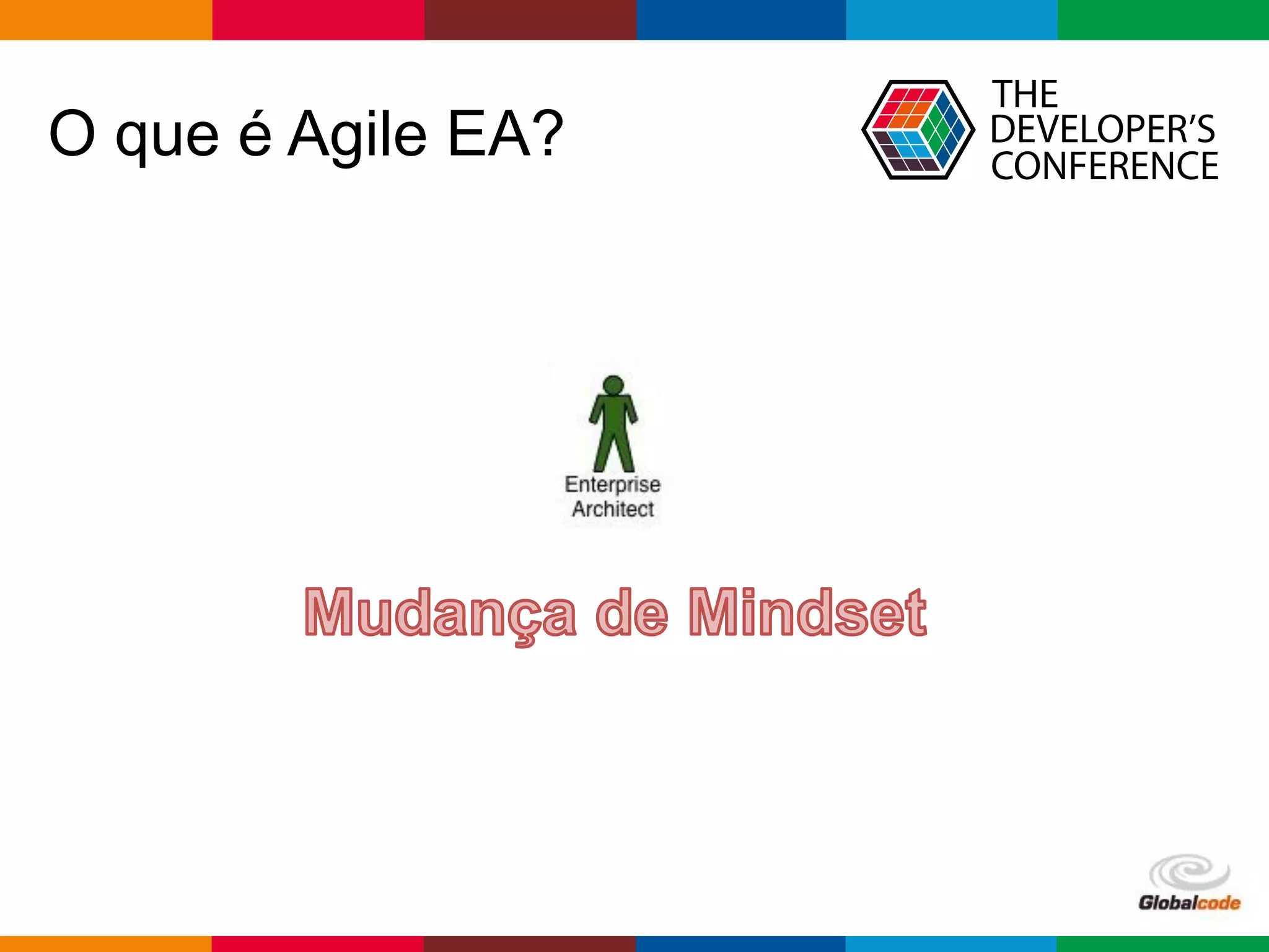 Globalcode – Open4education
O que é Agile EA?
 