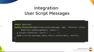 Embedding WPE WebKit - from Bring-up to Maintenance | PDF