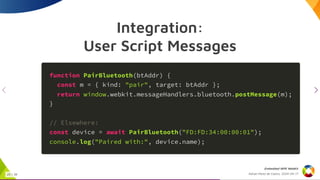 Embedding WPE WebKit - from Bring-up to Maintenance | PDF