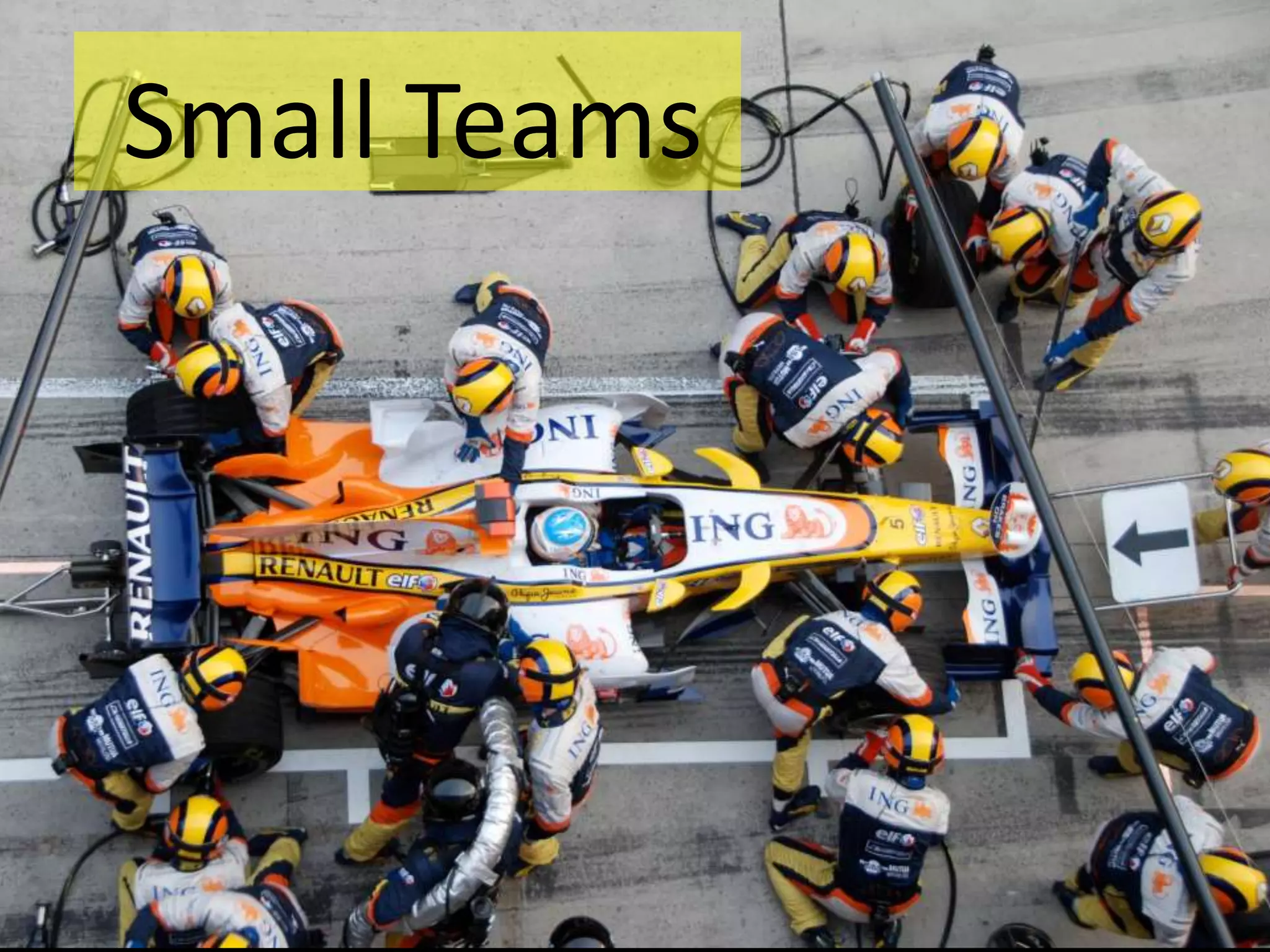 Small Teams
 