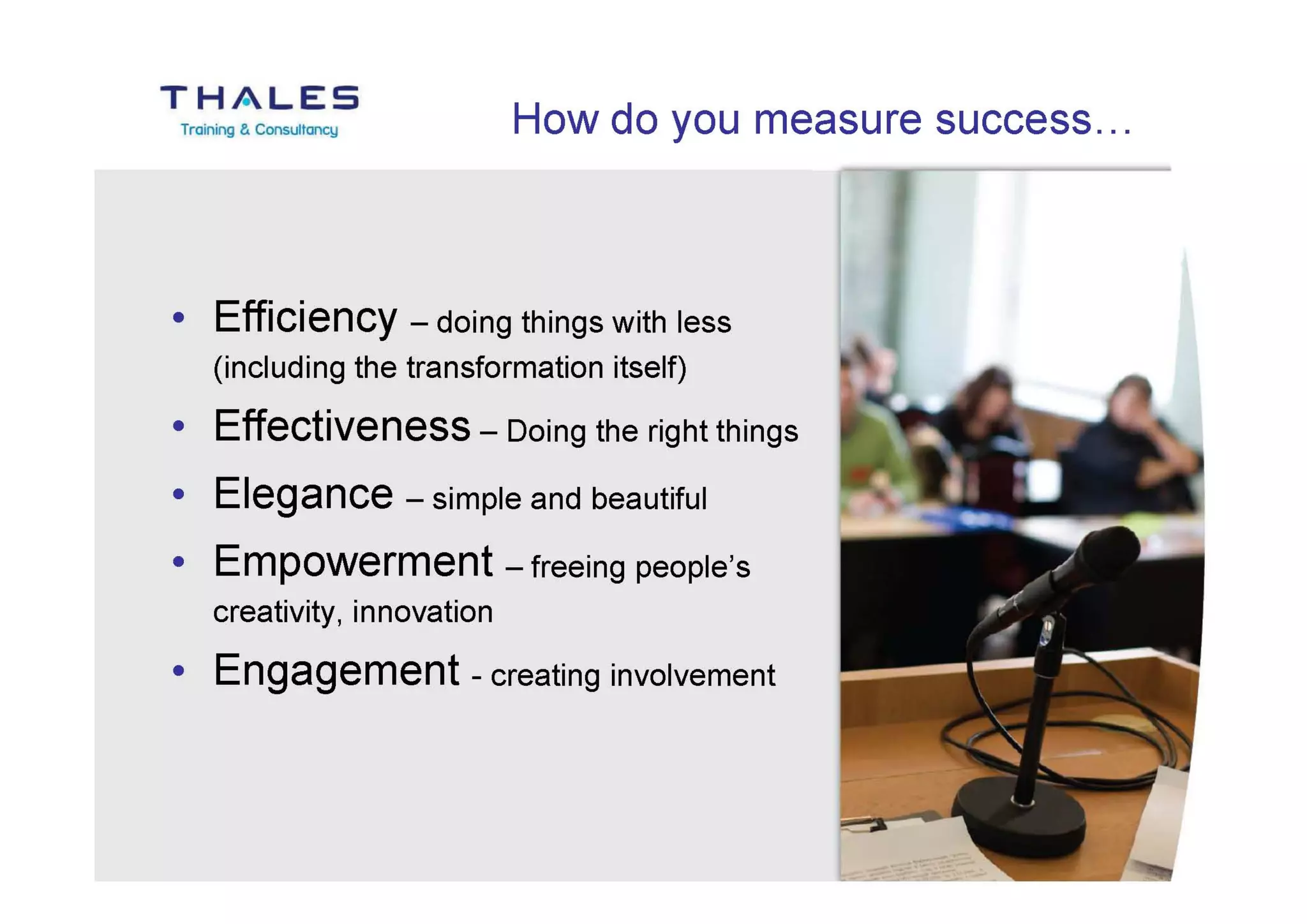 The Role of L&D in Supporting Change and Transformation Programmes