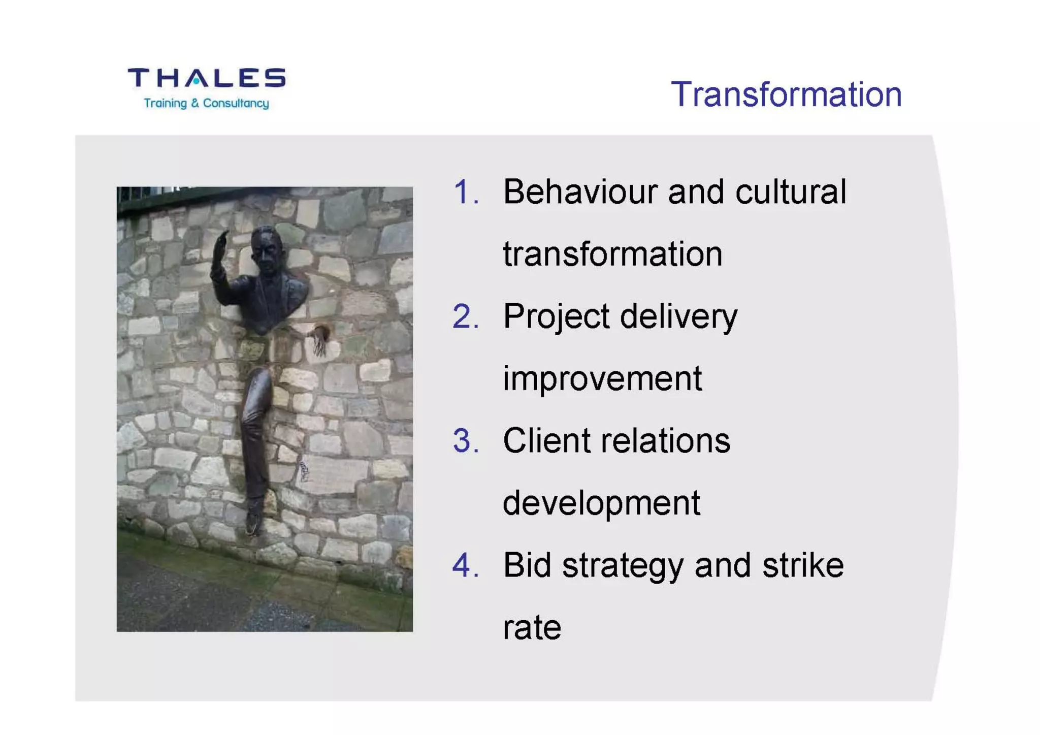The Role of L&D in Supporting Change and Transformation Programmes