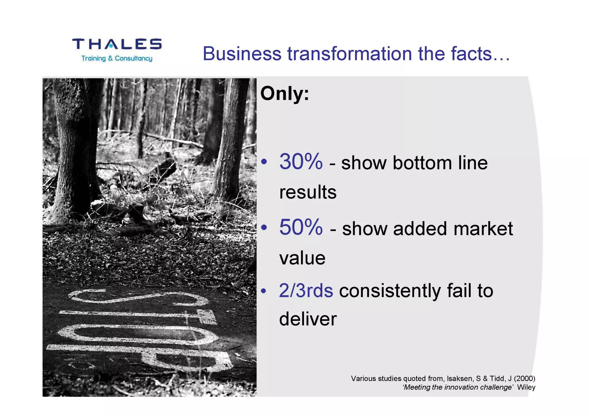 The Role of L&D in Supporting Change and Transformation Programmes
