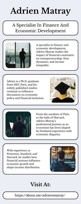 Adrien Matray - A Specialist In Finance And Economic Development | PDF