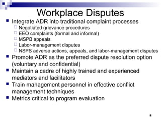 Mspb Process Alternative Dispute Resolution (ADR) Lechter Pros and Cons | PPT