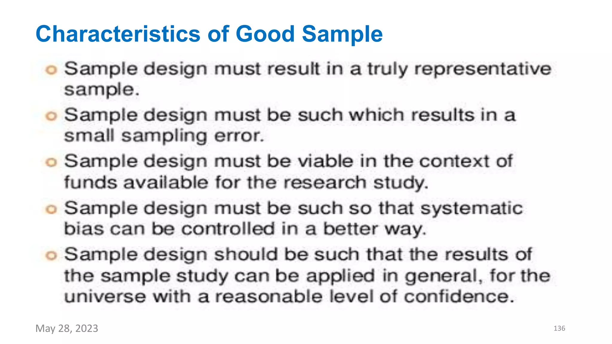 Characteristics of Good Sample
May 28, 2023 136
 