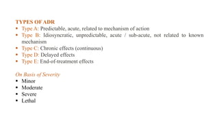 Adr Examples In Pharmacy ADR MONITORING IN COMMUNITY PHARMACY ^0 RESEARCH.pptx