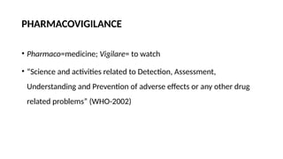 Comprehensive Principles of Pharmacovigilance and Adverse Drug Reaction ...
