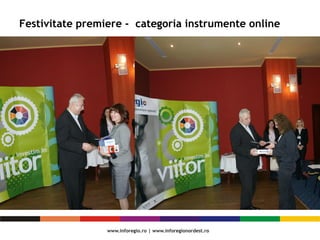 Festivitate premiere - categoria instrumente online
 