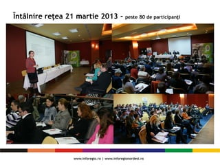 Întâlnire reţea 21 martie 2013 - peste 80 de participanţi
 
