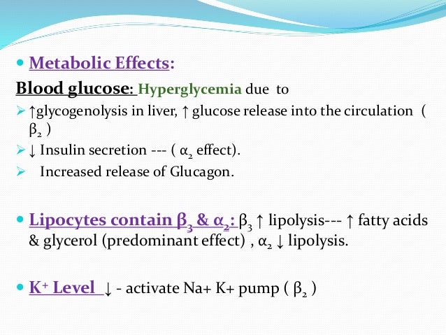 adrenergic agonist antagonist insulin works as an antagonist to