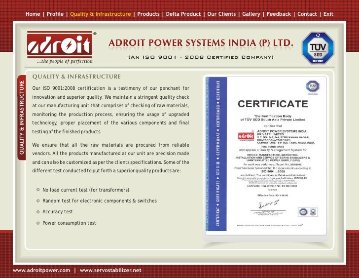 Adroit Power Systems India Private Limited , Coimbatore, Oil Cooled V…