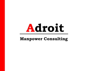 A droit Manpower Consulting 