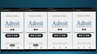 Adroit mobile app
