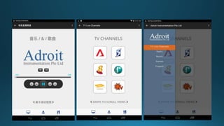 Adroit mobile app