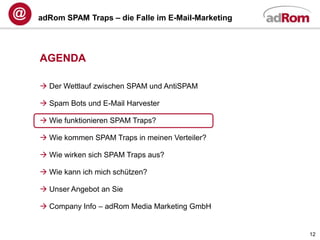 adRom SPAM Verhinderung im E-Mail Marketing