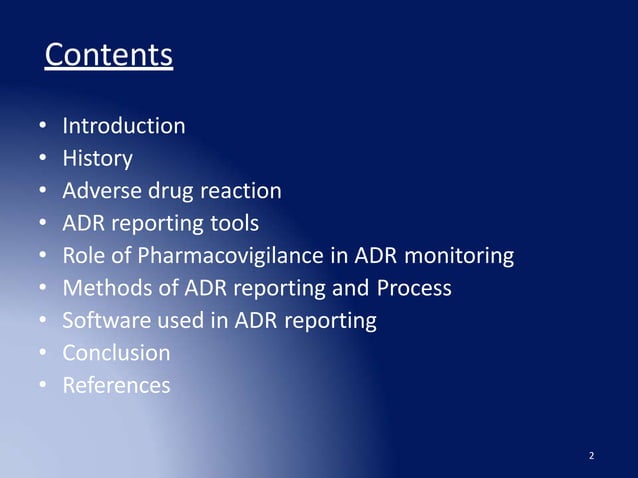 Adr reporting ppt