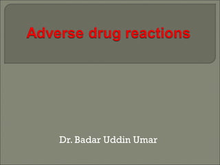 Dr. Badar Uddin Umar
 