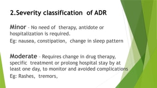 Pharmacology lecture on adverse drug reactions ADRs.pptx