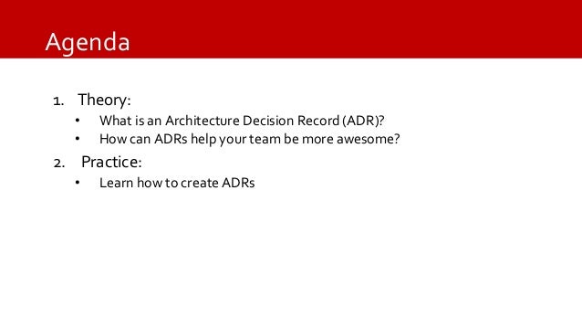 Getting Started With Architecture Decision Records