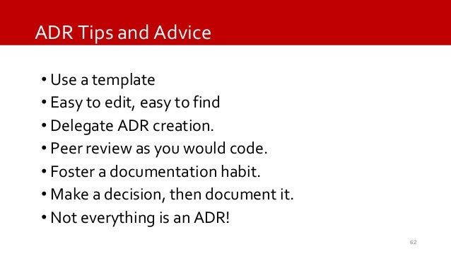 Getting Started With Architecture Decision Records