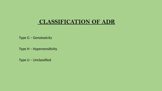 Genotoxicity Types Classification of Adverse Drug Reaction(ADR).pptx
