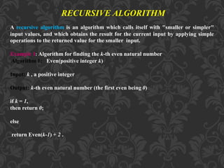 Recursion(Advanced data structure) | PPTX
