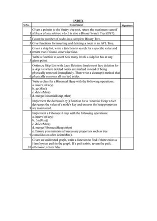 Advance data structure contain many code of DS | PDF