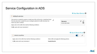 Service Configuration in ADS
 