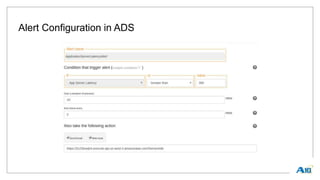 Alert Configuration in ADS
 