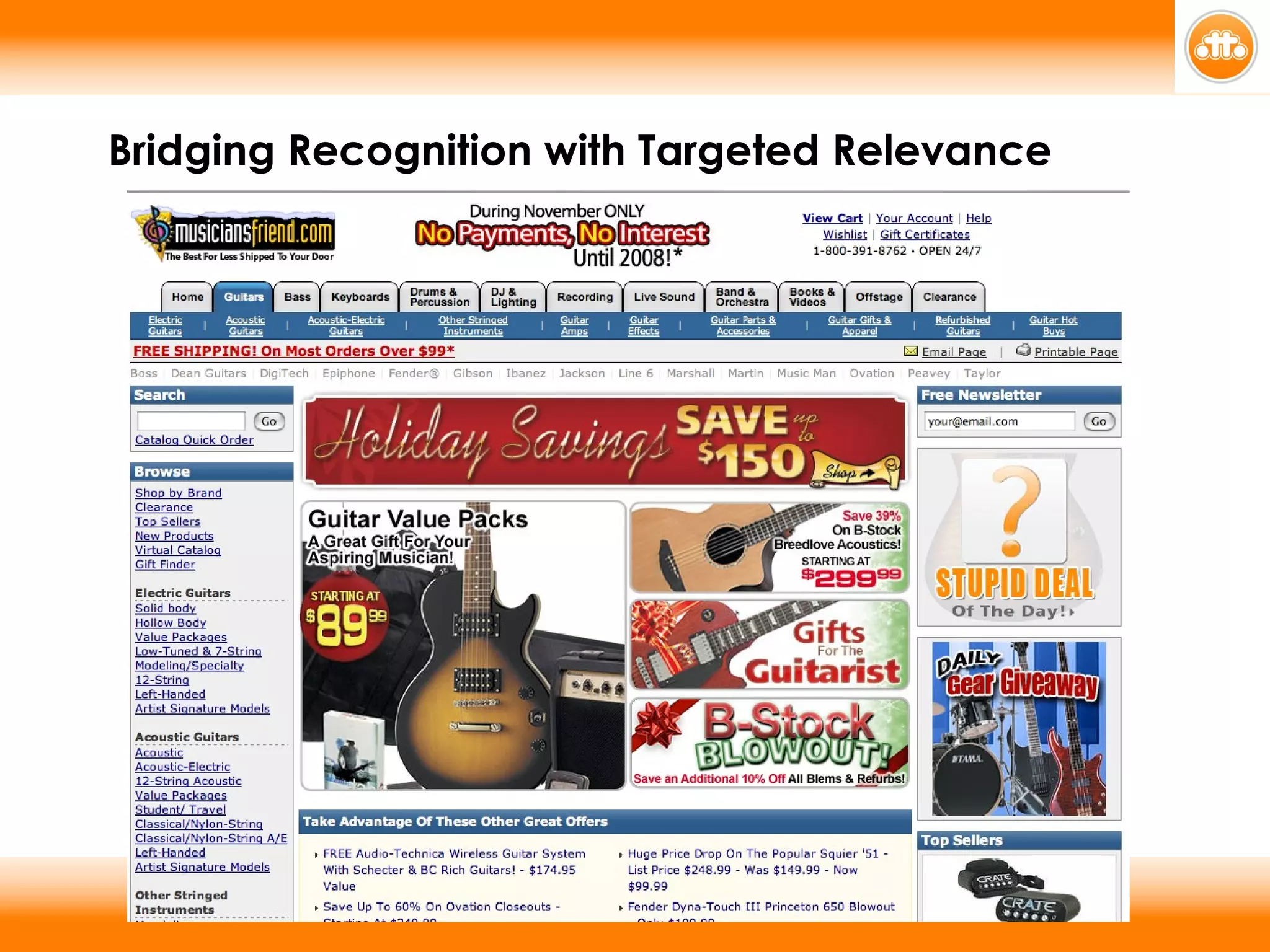 Bridging Recognition with Targeted Relevance 