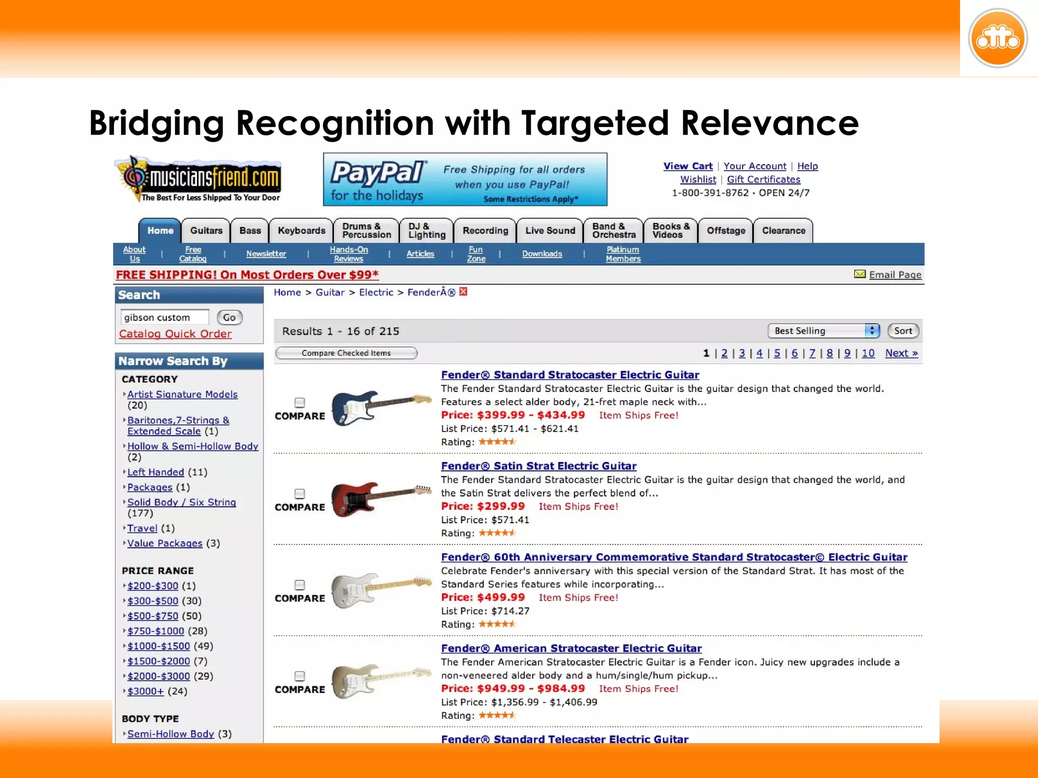 Bridging Recognition with Targeted Relevance 