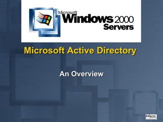 Microsoft Active Directory An Overview 