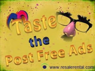 Taste the post free ads