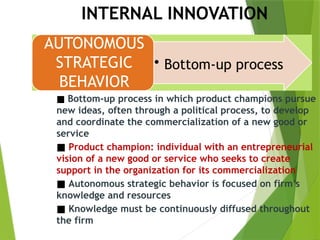Autonomous Strategic Behavior Example Strategic Actions-Strategic Entrepreneurship | PPTX