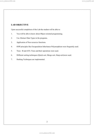 Adsa lab manual | PDF