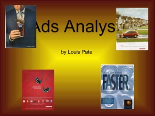 Ads Analysis by Louis Pate 