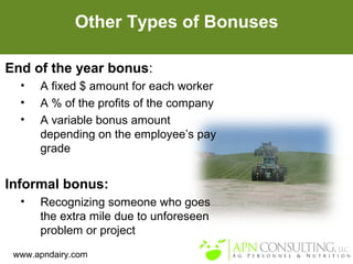 Defining a Compensation Structure for the Dairy Workforce | PPT