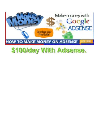 [Guide] Earn $100/day with Adsense