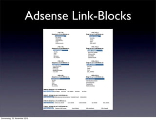 Adsense Link-Blocks




Donnerstag, 25. November 2010
 
