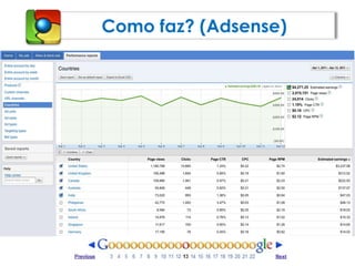 Como faz? (Adsense)