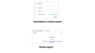 advertisers control panel

Email report

 