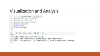 Visualization and Analysis
 
