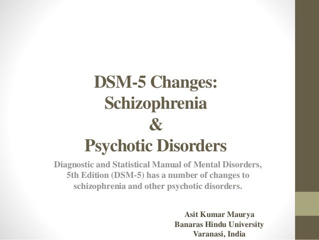 schizophrenia dsm 5